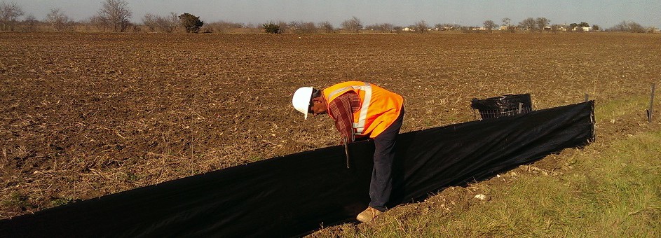 Silt Fence Installation